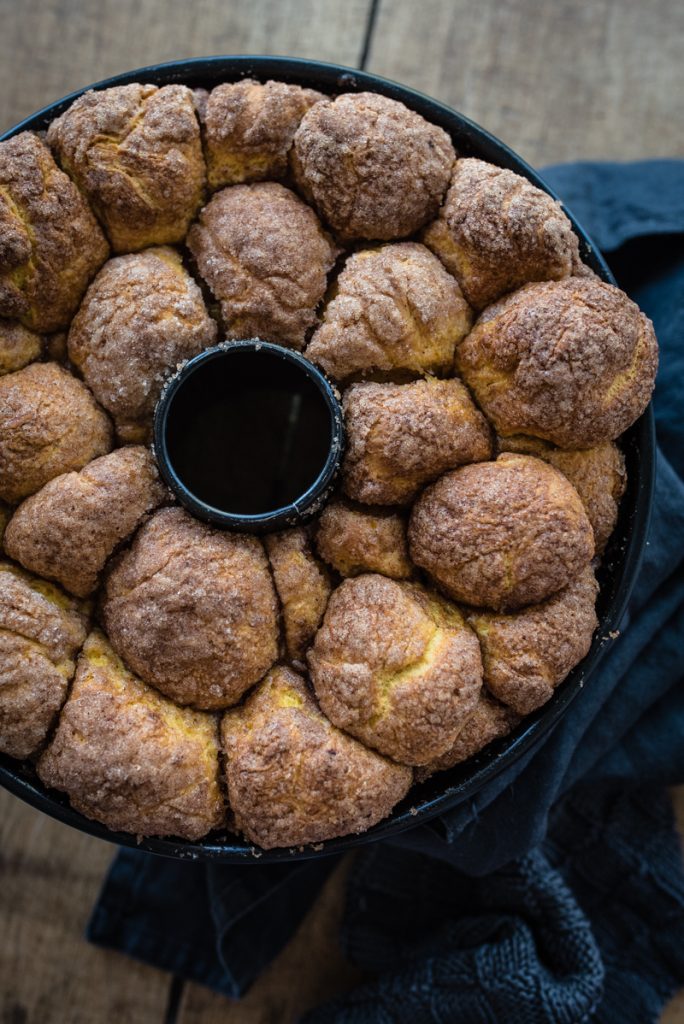 Kürbis Monkey Bread trickytine