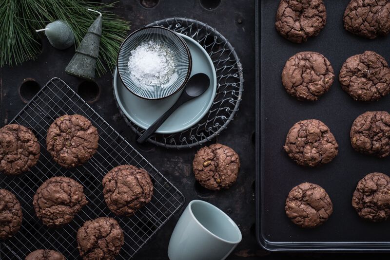 brownie cookies pistazien fleur de sel trickytine 