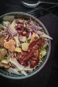 Rosenkohl Caesar Salad trickytine