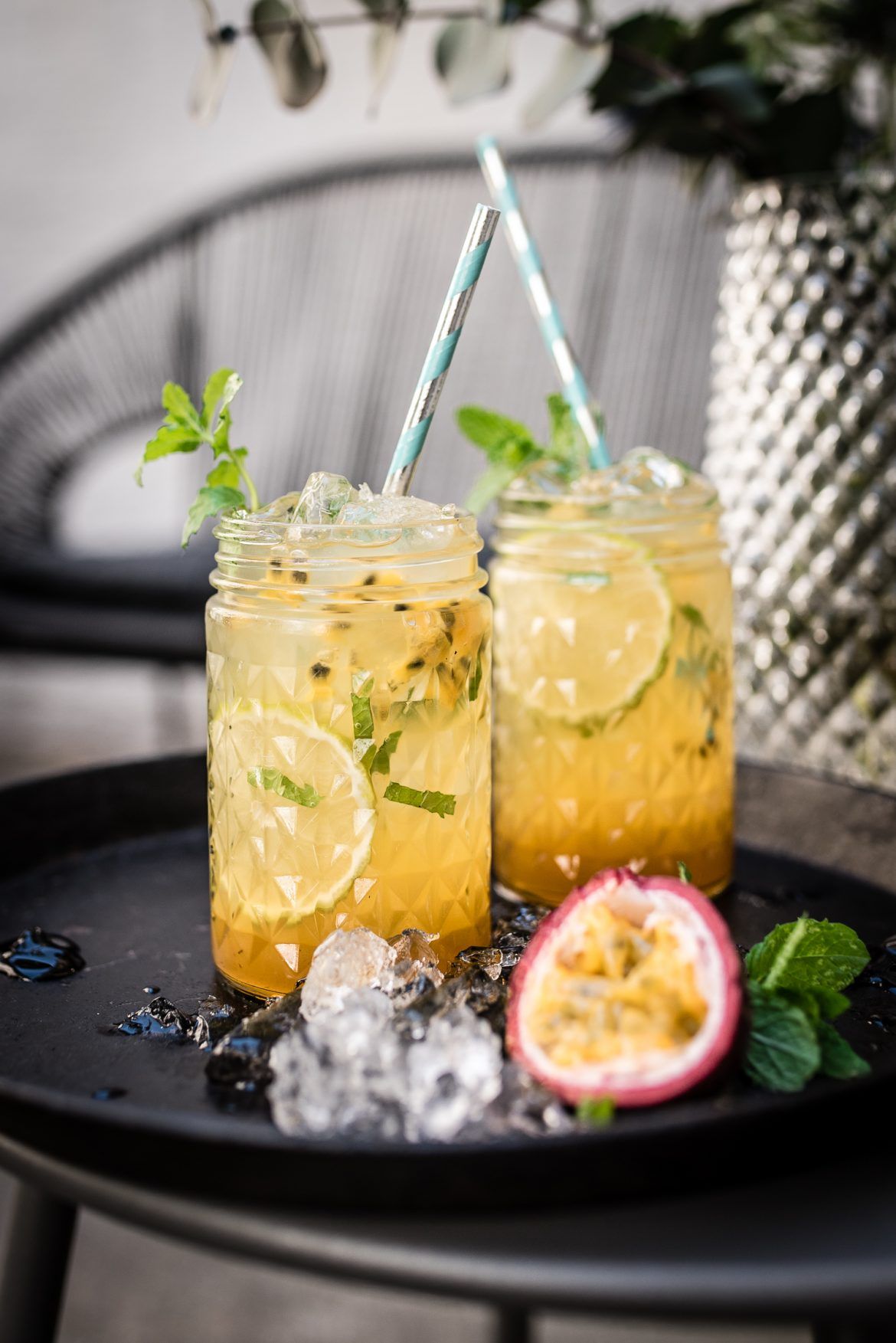Virgin Passionfruit Mojito - sommerlicher alkoholfreier Cocktail, super ...
