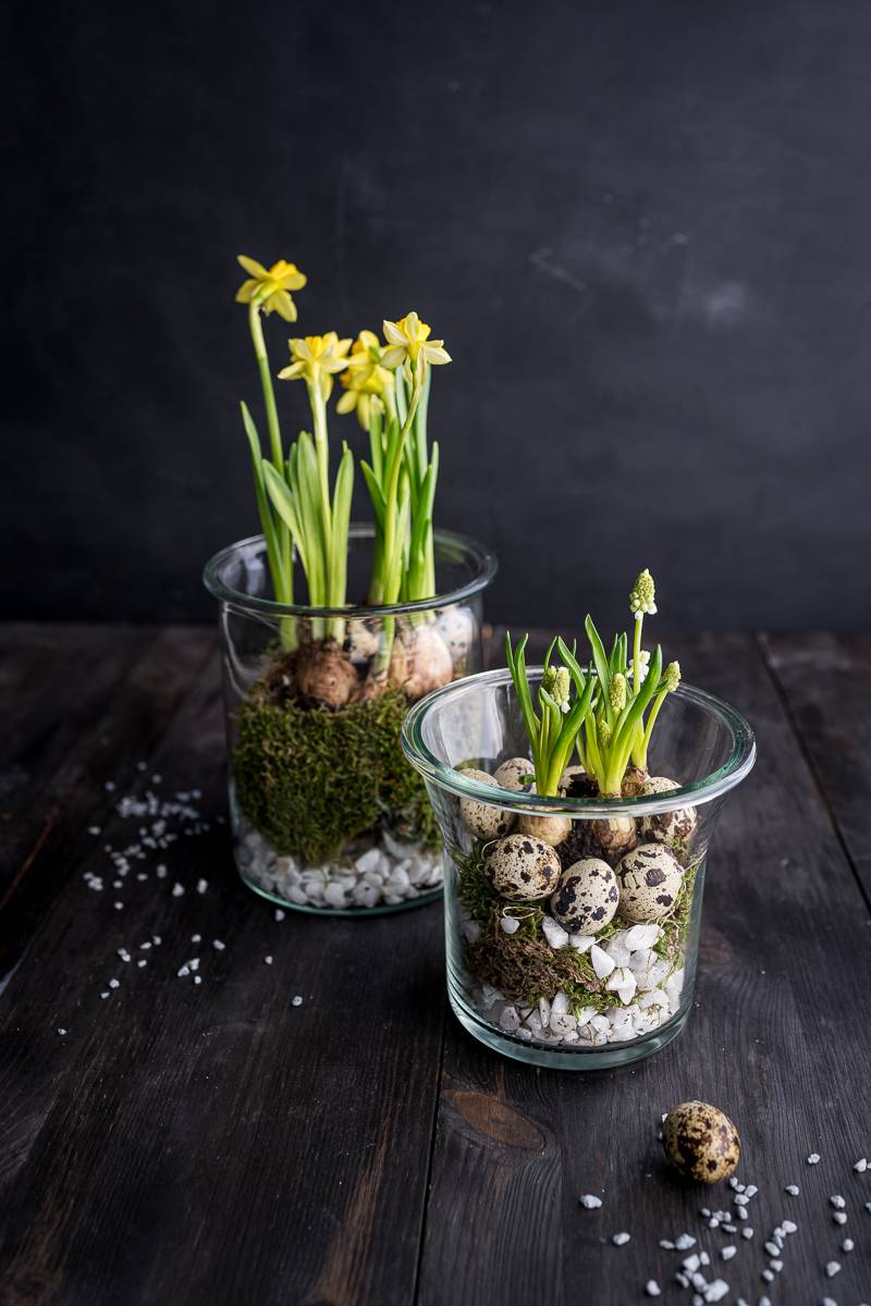 Ostern entspannt feiern Osterdeko Blumen trickytine