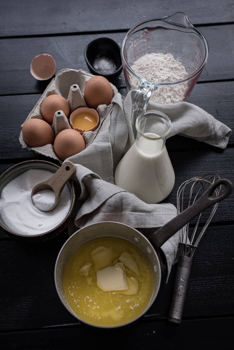 Pancakes mit Buttermilch Zutaten