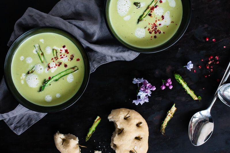 5 Suppen-Rezepte, Grüne Spargelcremesuppe