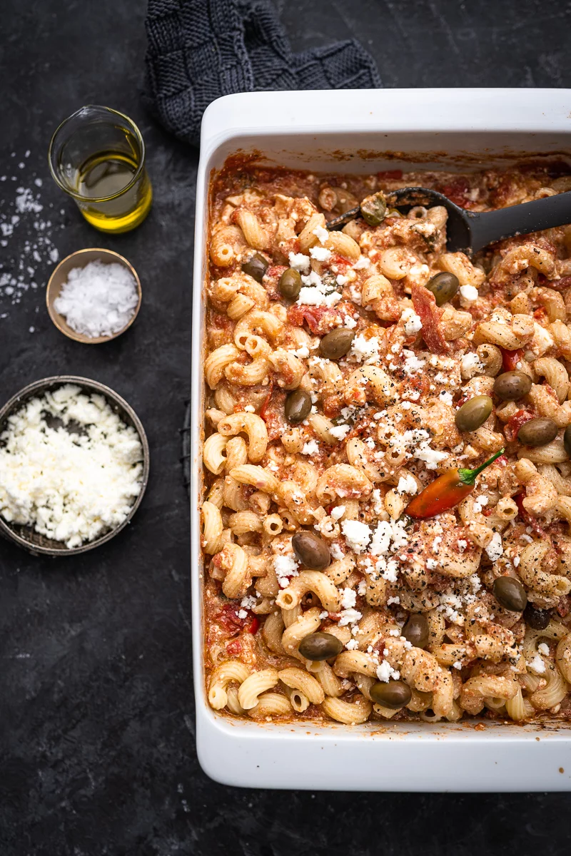 10 Feta-Rezepte Feta-Pasta aus dem Ofen trickytine