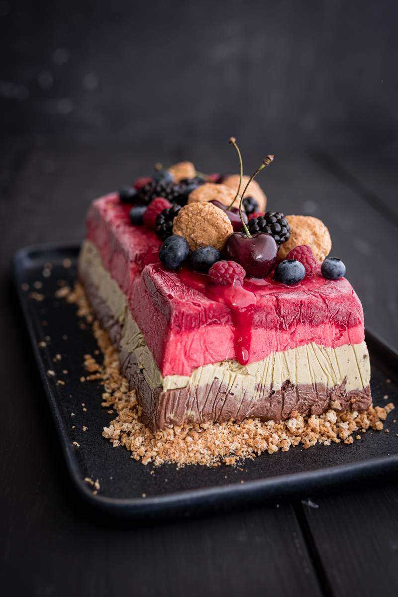 10 Sommer-Dessert Rezepte Ombre Eistorte trickytine