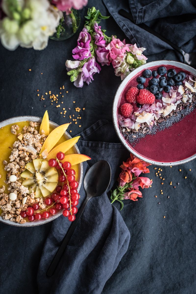 10 leichte Sommergerichte Smoothie Bowl trickytine