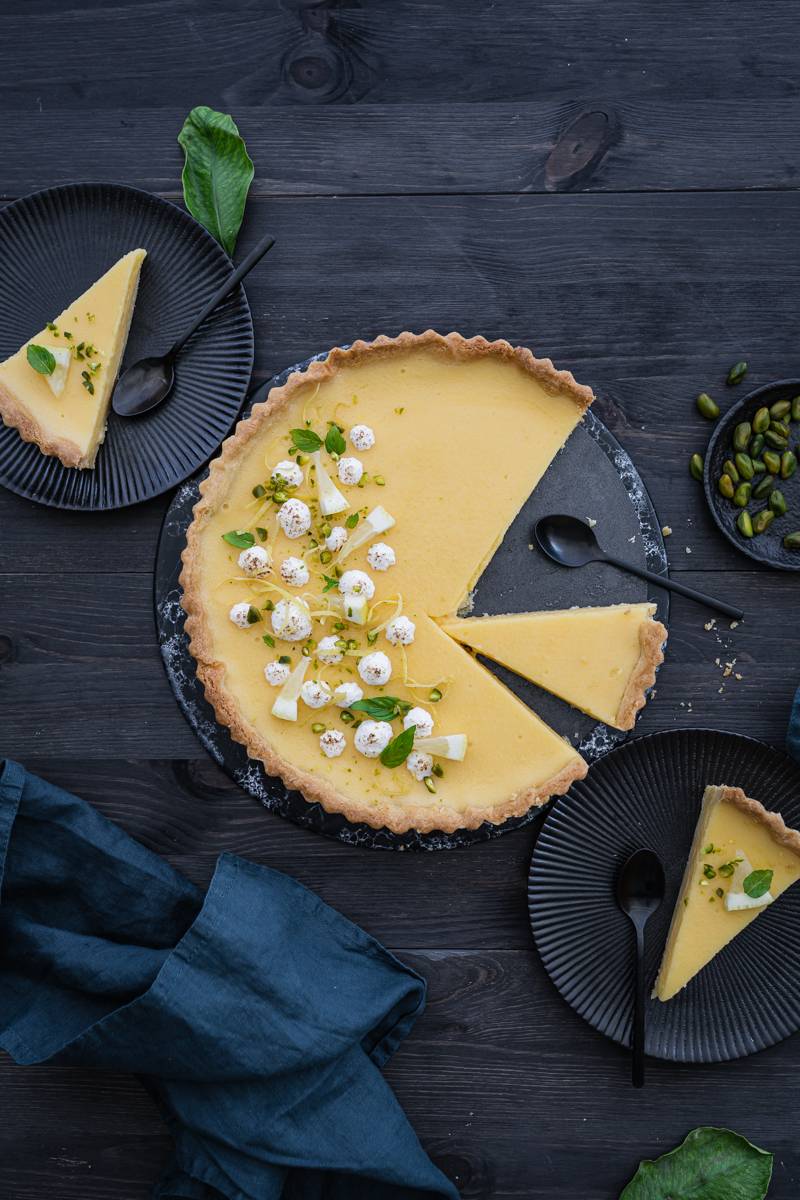 Schnelle Sommerkuchen-Rezepte Tarte au citron