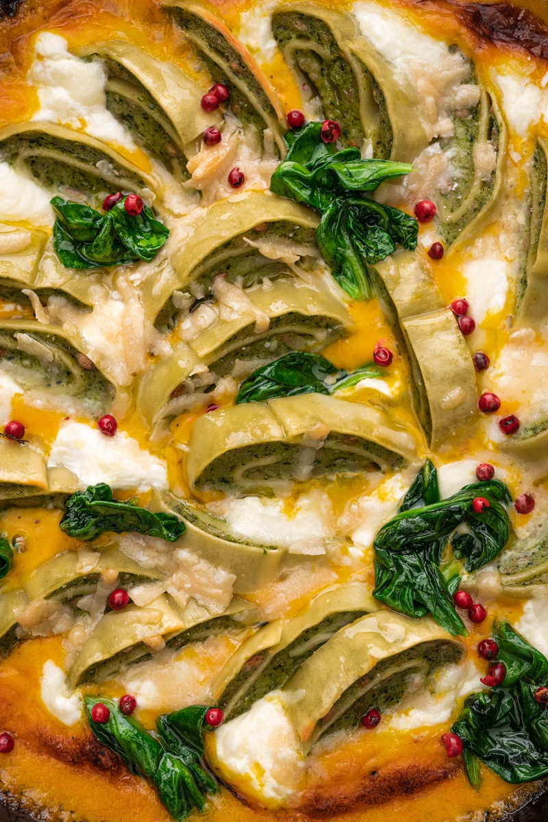 10 Kürbis-Rezepte Kürbis Maultaschen Auflauf trickytine