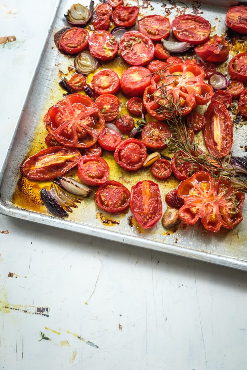 Tomaten Rezepte trickytine Tomatensuppe Ofen