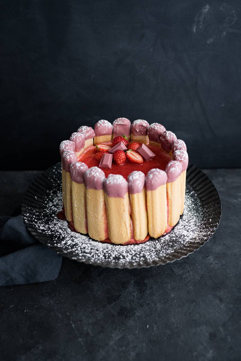 10 Kuchen zum Muttertag Erdbeer Tiramisu Charlotte trickytine