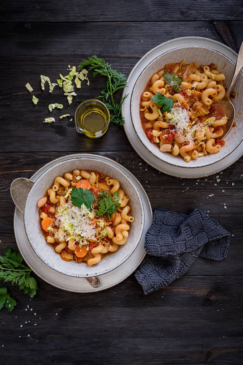 10 günstig kochen Rezepte Minestrone trickytine