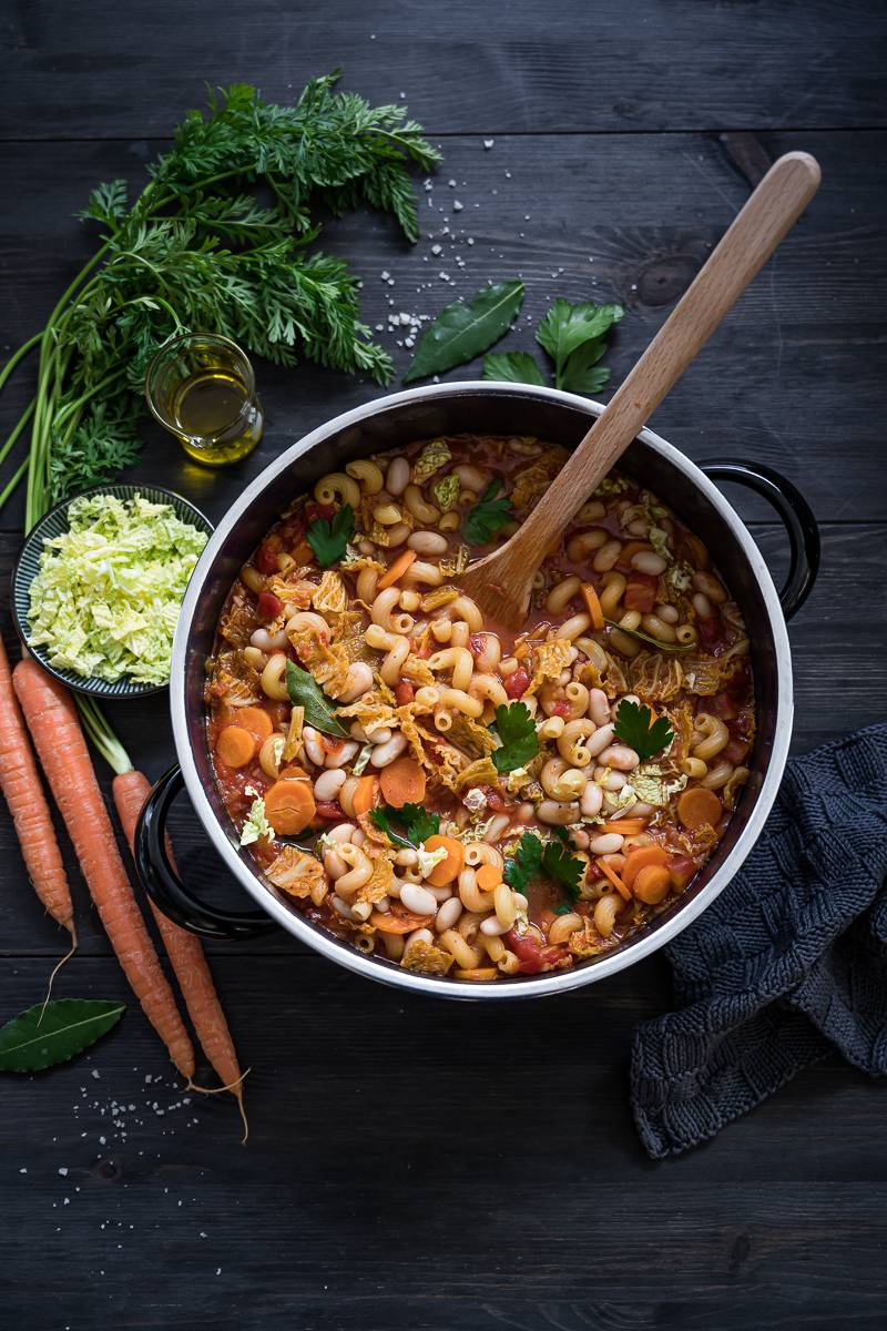 10 günstig kochen Rezepte Minestrone trickytine