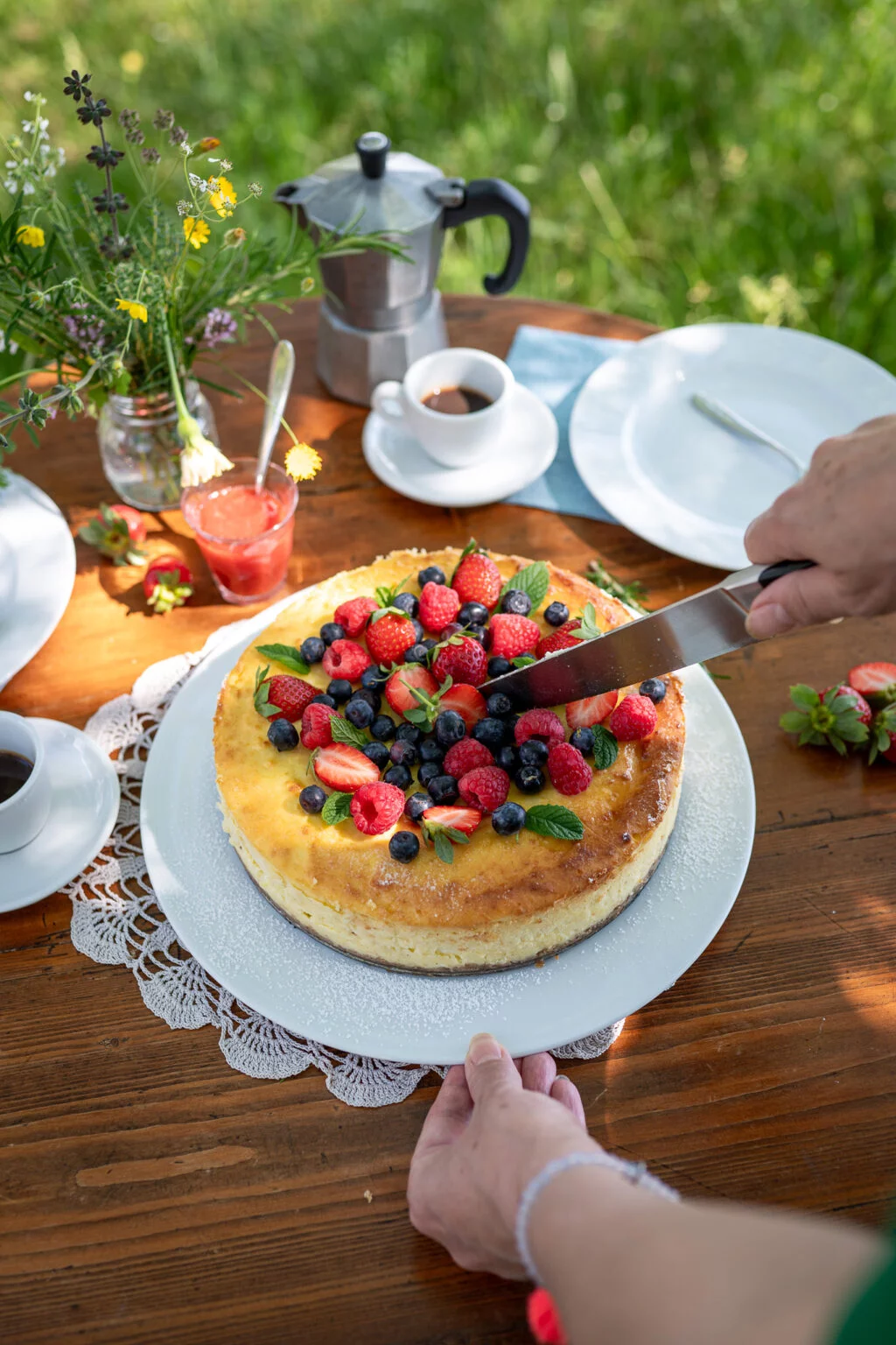 5 Rezeptideen mit Ricotta Ricotta Cheesecake trickytine