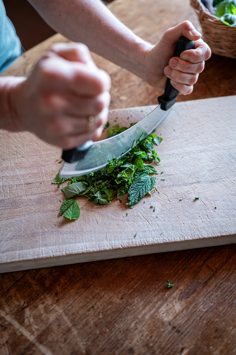 Ricottacreme mit Kräutern Rezept trickytine