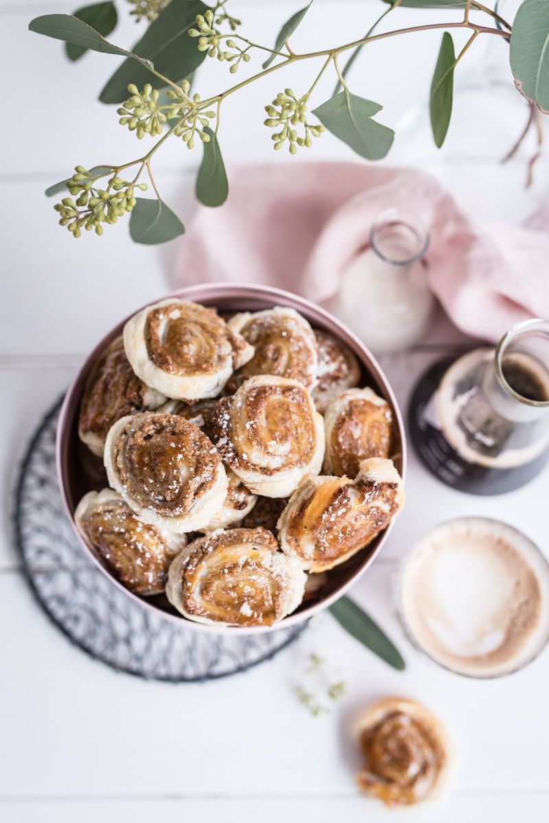 Schnelle Rezepte mit Blaetterteig trickytine Zimtschnecken-Cookies