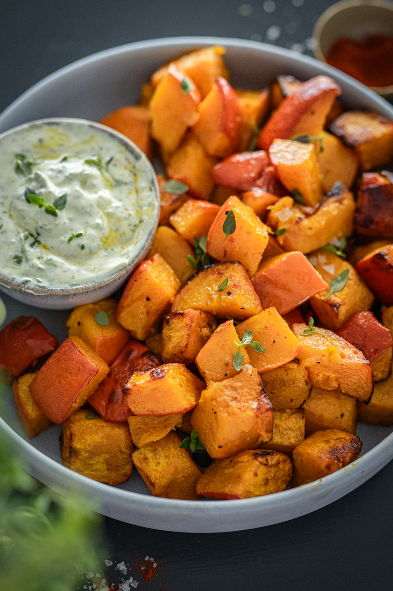 Gebackener Kürbis aus dem Airfryer