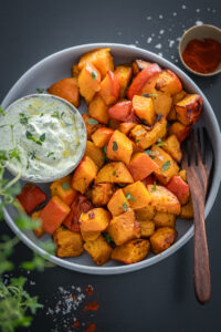 Gebackener Kürbis aus dem Airfryer