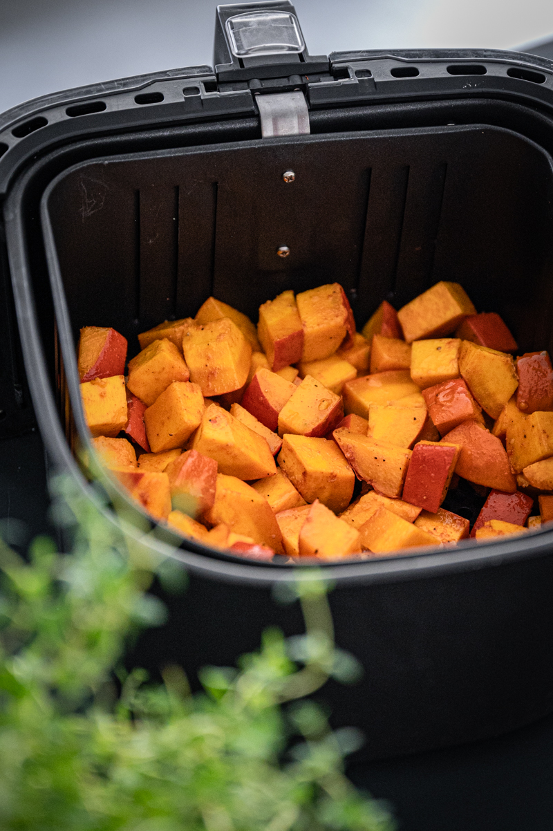 Gebackener Kürbis aus dem Airfryer